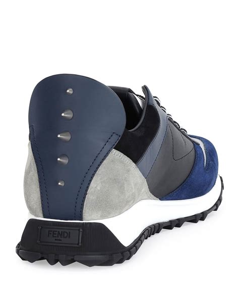 fendi monster blue shoes|Fendi sneakers for men.